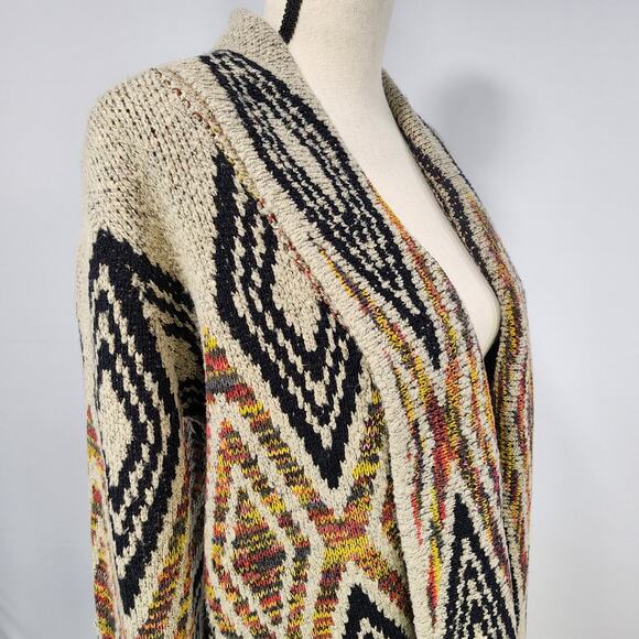 Woven Heart Boho Sweater M - Picture 2 of 7